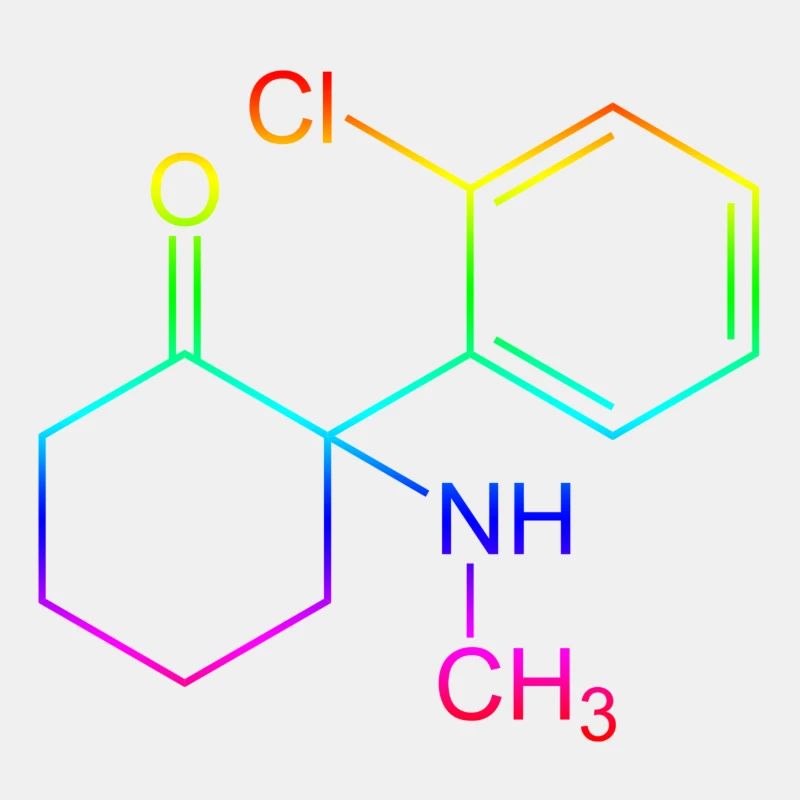Ketamine structural formula