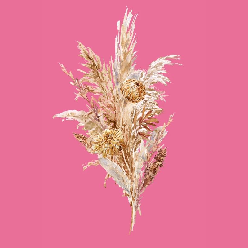 Bouquet de fleurs séchées Boho