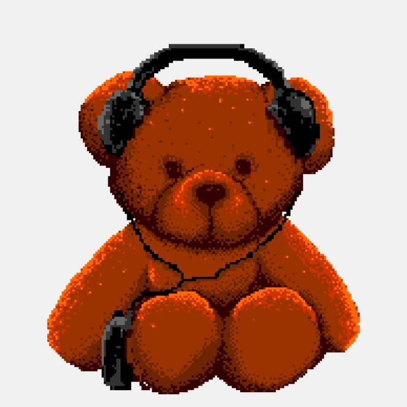 ours écouter de la musique 8 bit