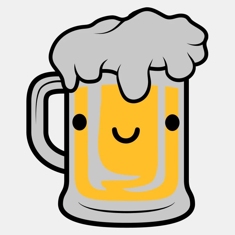 Süßes Bier Gesicht