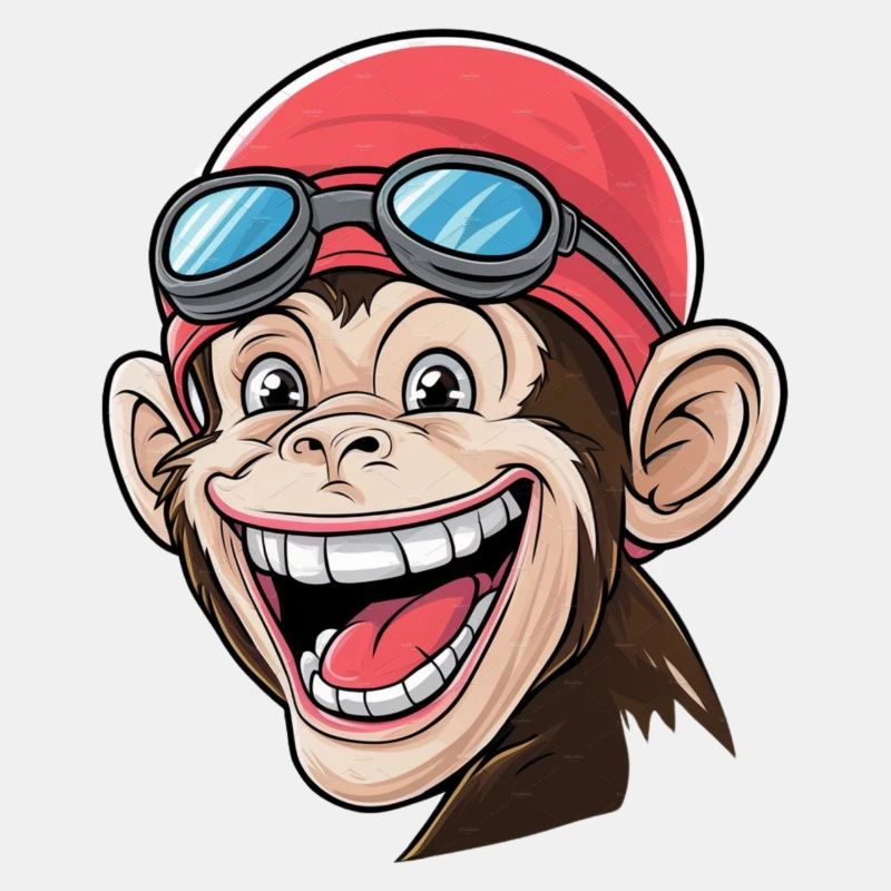 Mad Monkey schwimmt gerne
