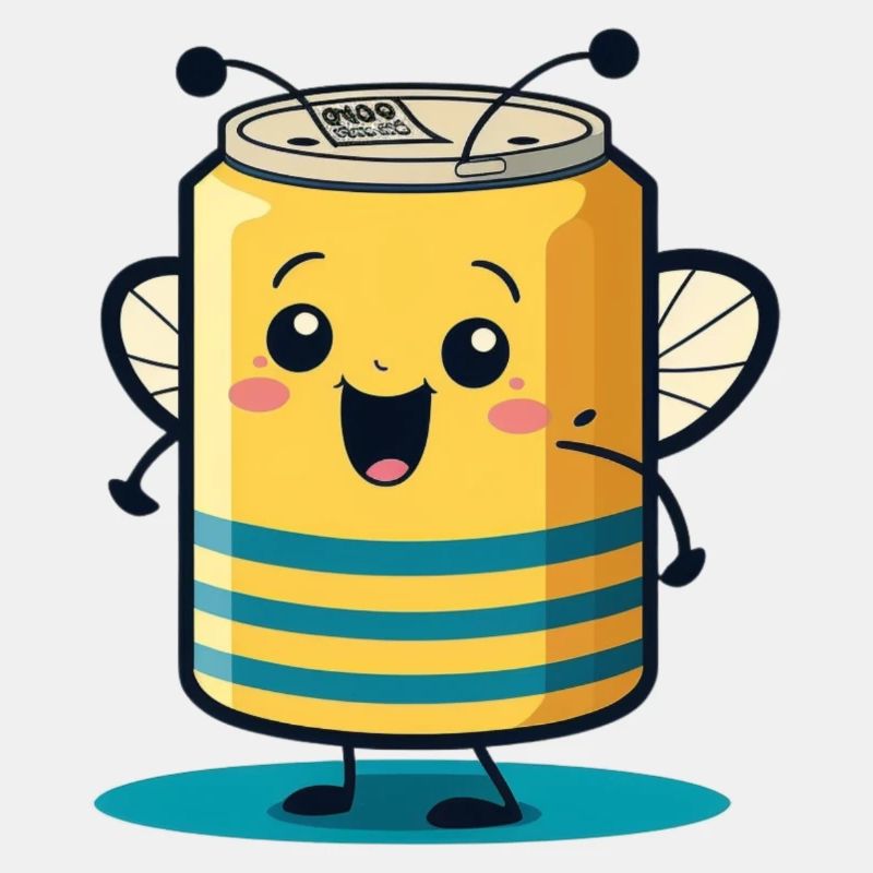 Bee the beer can