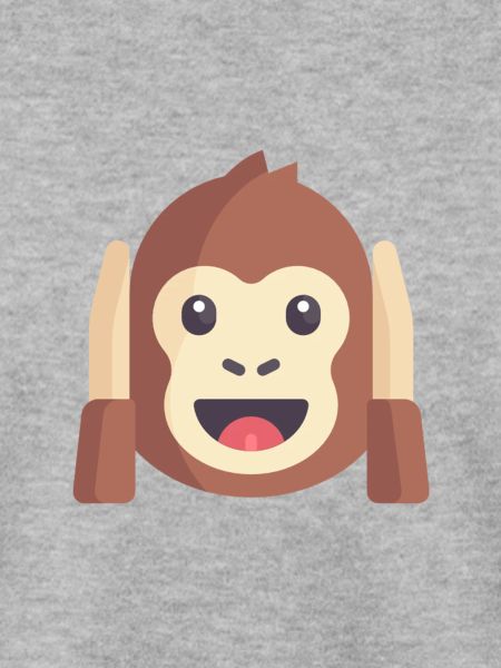 süßes Affen Emoticon
