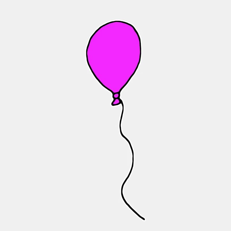 Pinker Luftballon