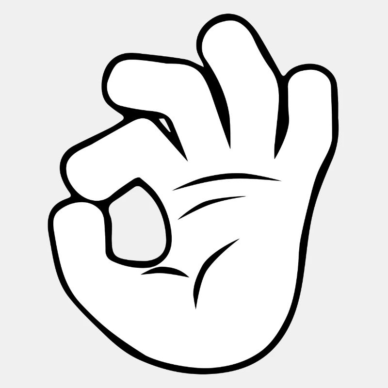 Hand OK | Black/White