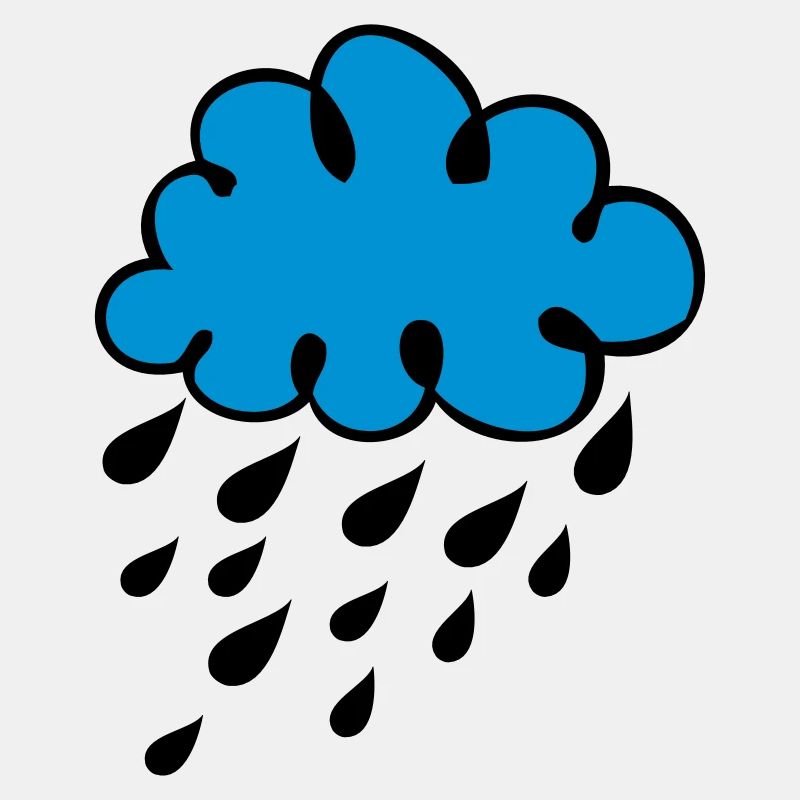 Wolke regen Tropfen