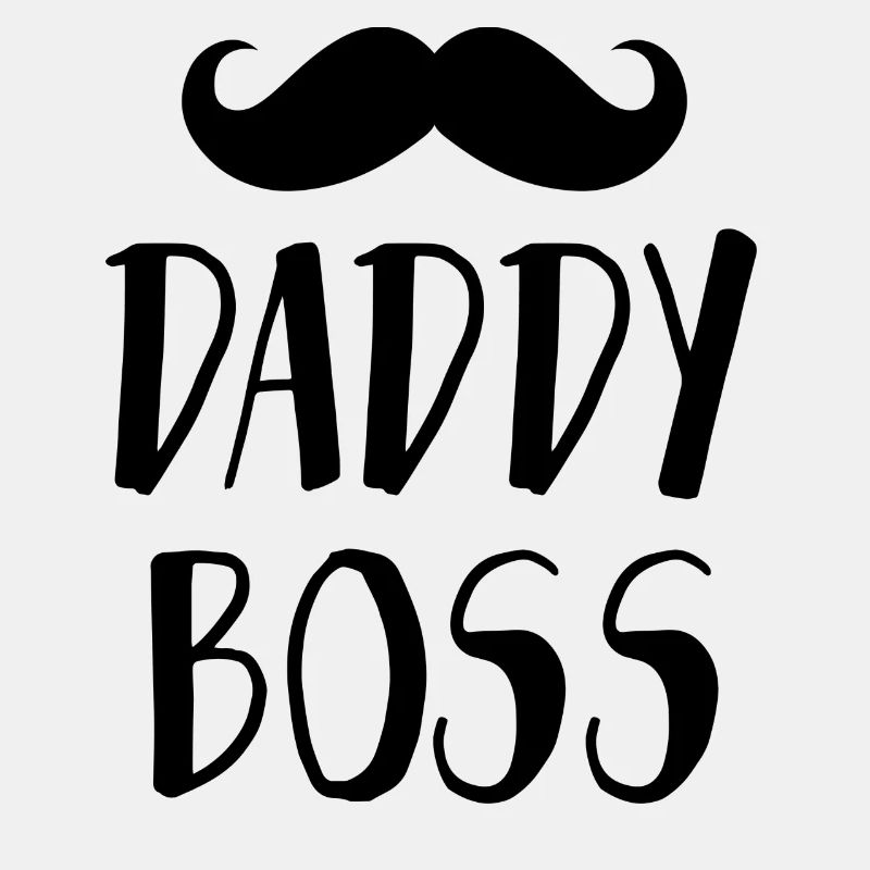T-Shirt Daddy Boss Beard Mustache Gift Iddee