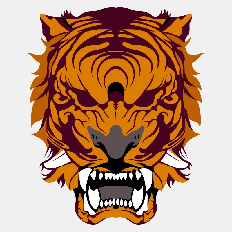 Brüllender Tiger