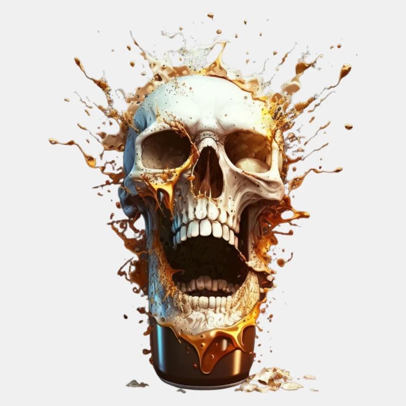 Explosion de bière Skull