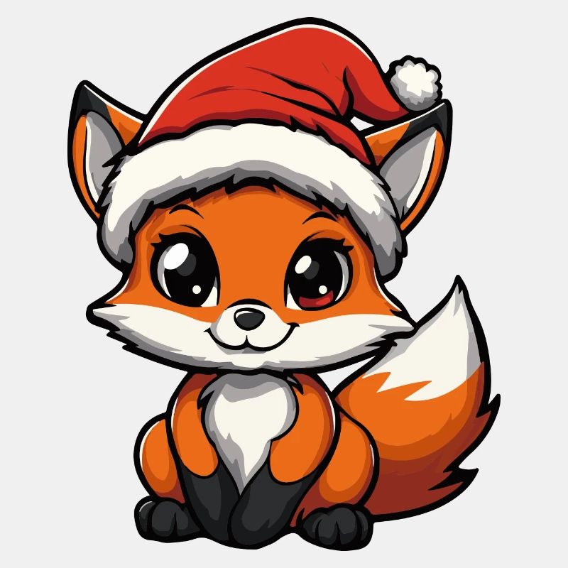 Fuchs Weihnachten Niedlich