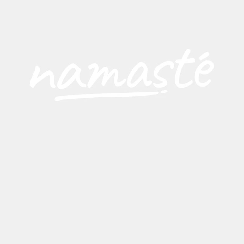 Namaste - weiß