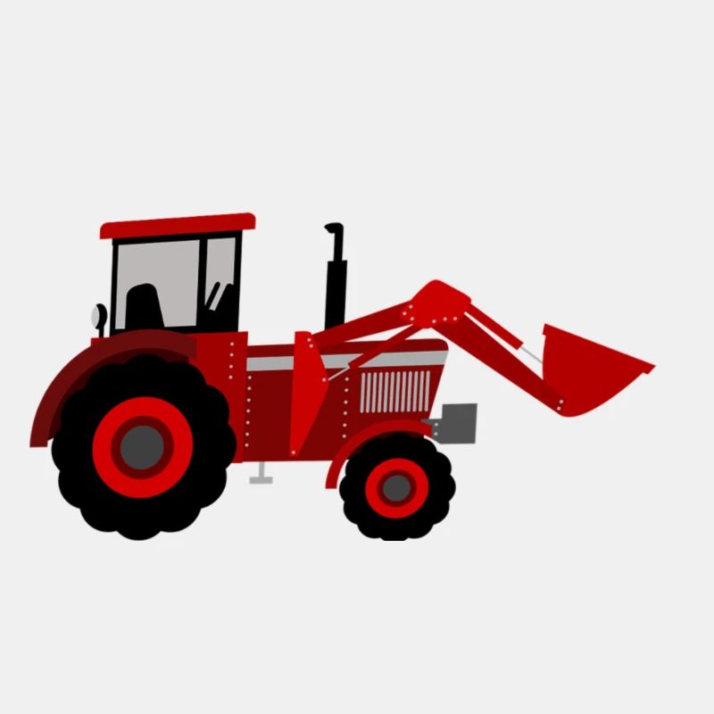 Roter Traktor
