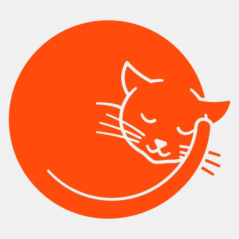 Niedliche schlafende Katze