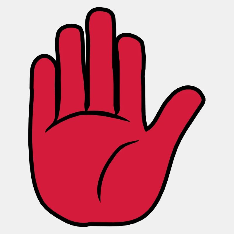 Stop Hand Sign