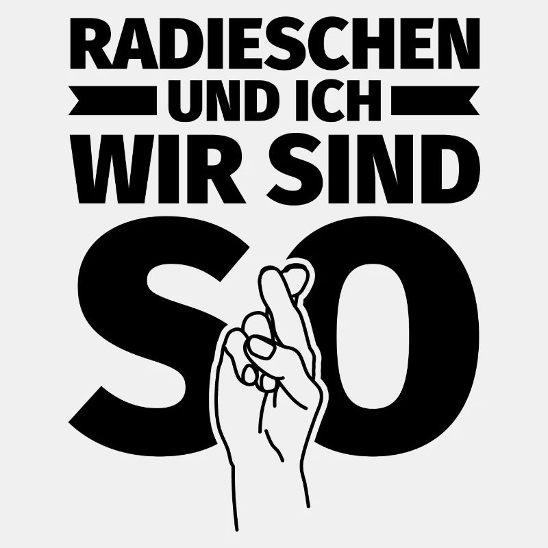Radieschen und ich wir sind so