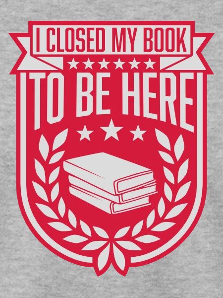 I closed my book
