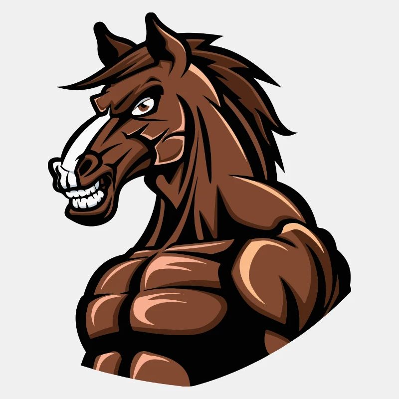 Pferd Stark