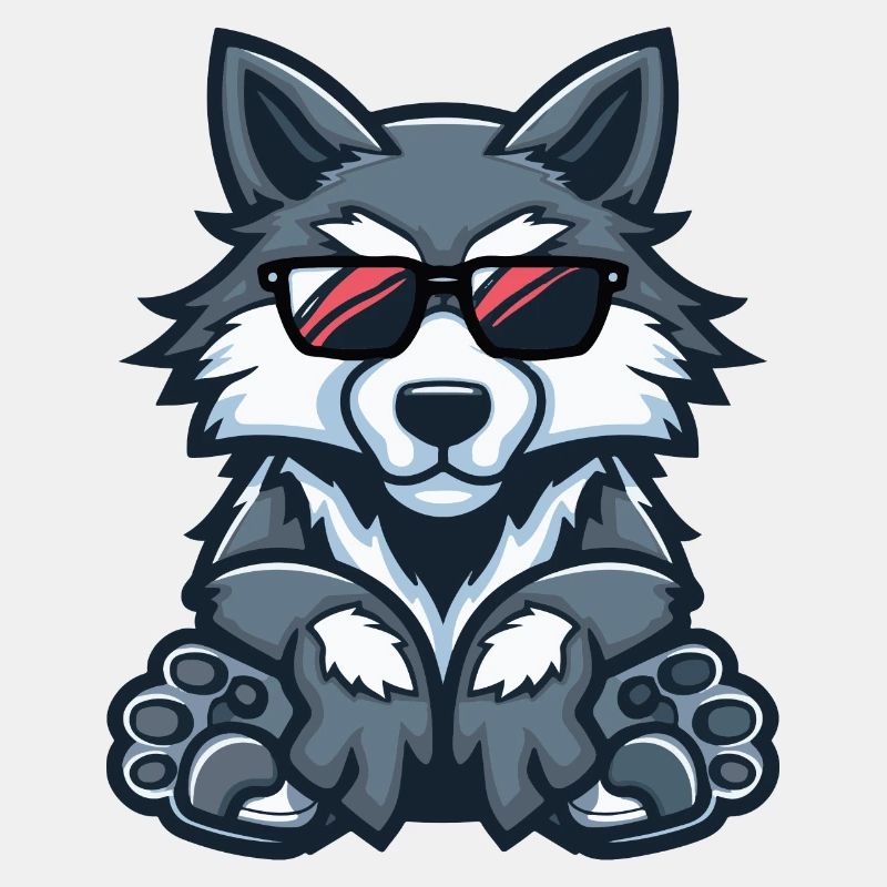 Wolf Comic Cool