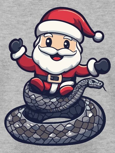 Schlange Kobra Weihnachtsmann