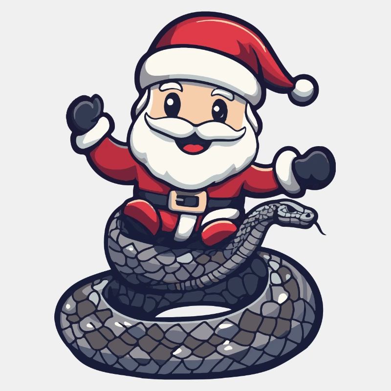 Schlange Kobra Weihnachtsmann