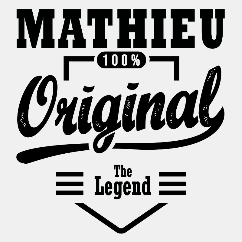 MATHIEU personalisiertes Geschenk Vorname Mathieu