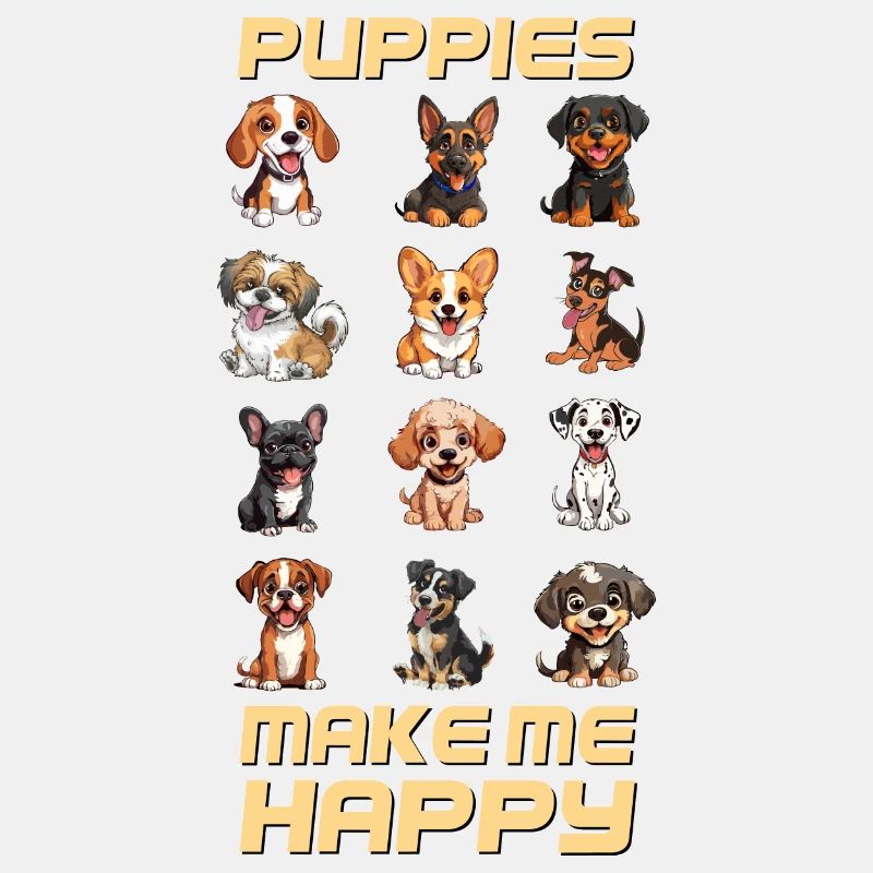puppies make me happy