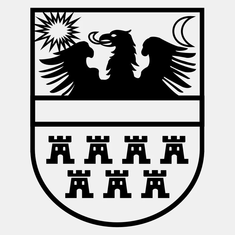 Wappen Siebenbürgen einfarbig