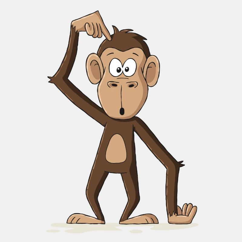 Singe drôle de bande dessinée