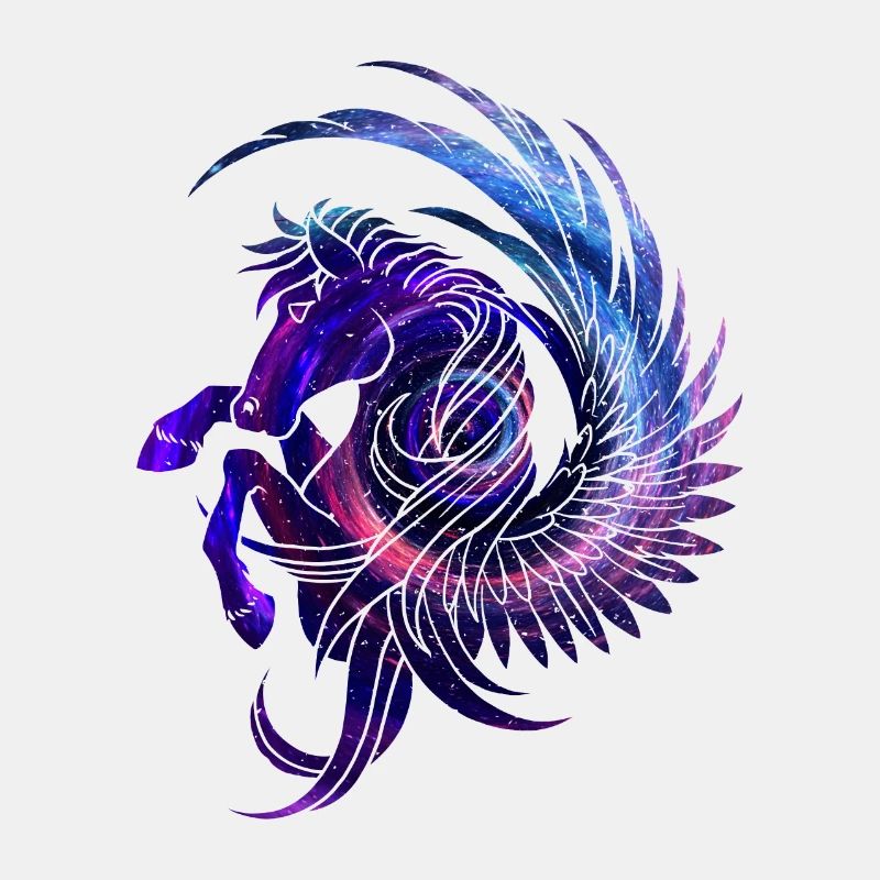 Pegasus et étoiles