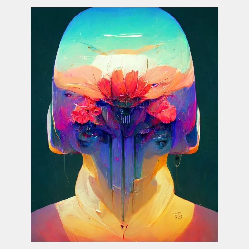 Flower Punk Roboter