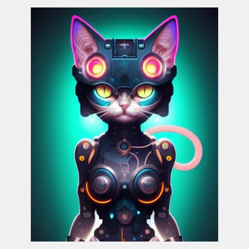 Conception Cyborg Cat