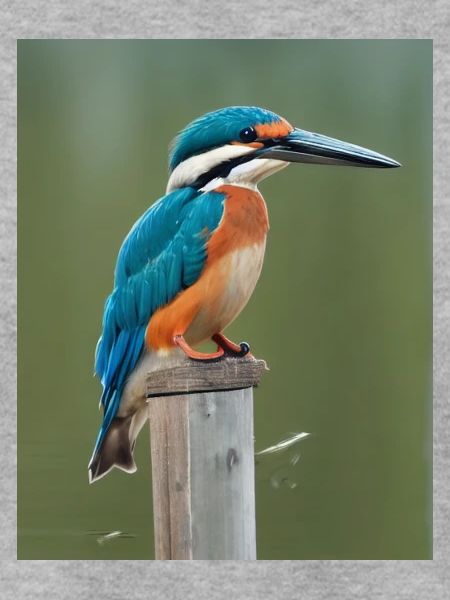 Eisvogel auf dem Ast