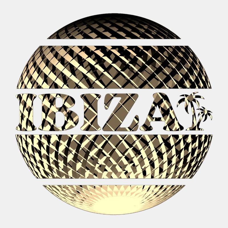 Ibiza Logo in Gold