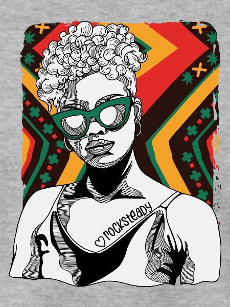 Frau Mit Rocksteady-tattoo