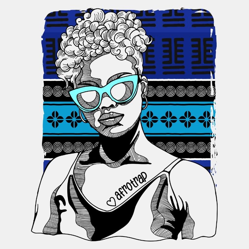 Frau Mit Afrotrap-tattoo
