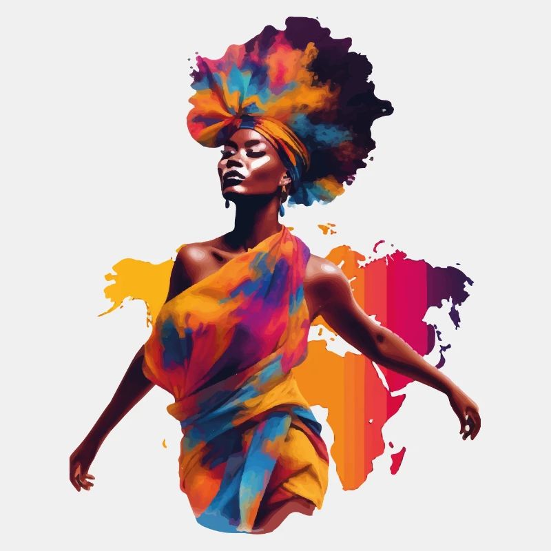 Afrikanische Frau