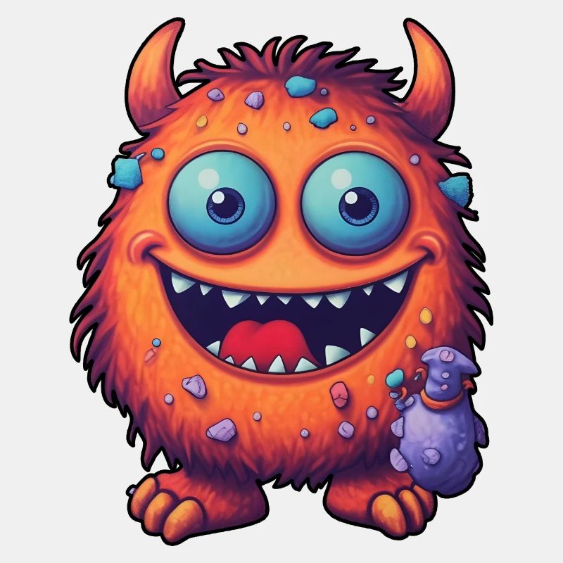 Petit monstre « Kuller » dans le style comique
