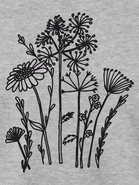 trockenblumen schwarz