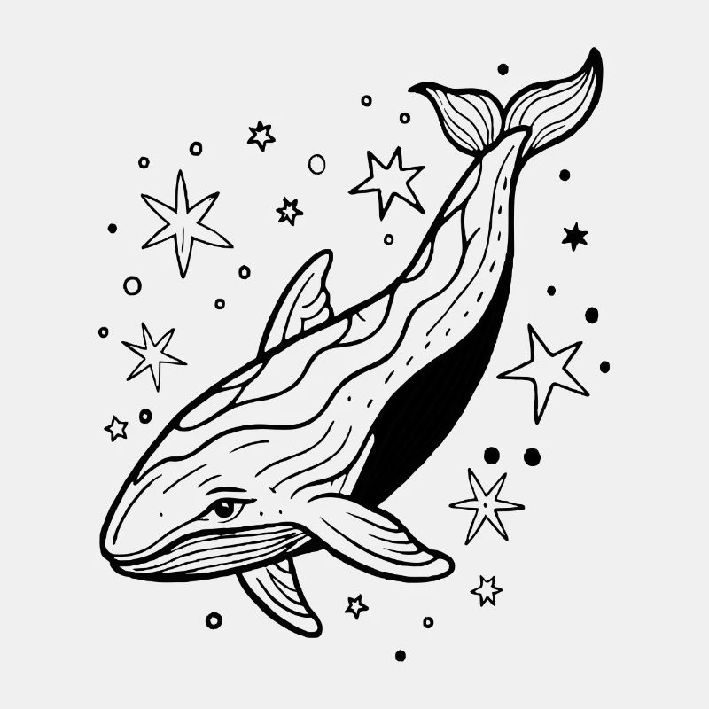 Baleine dans l’espace