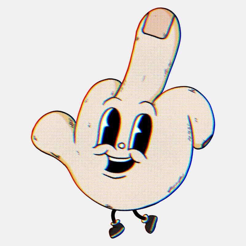 dancefly middle finger