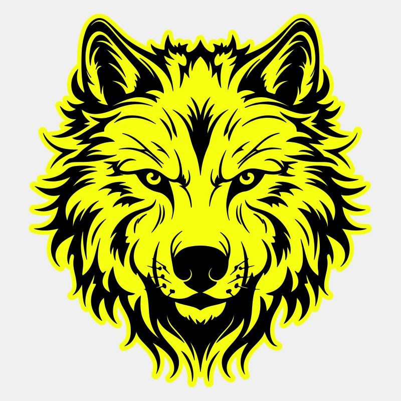 Wolf Head Portrait Icon