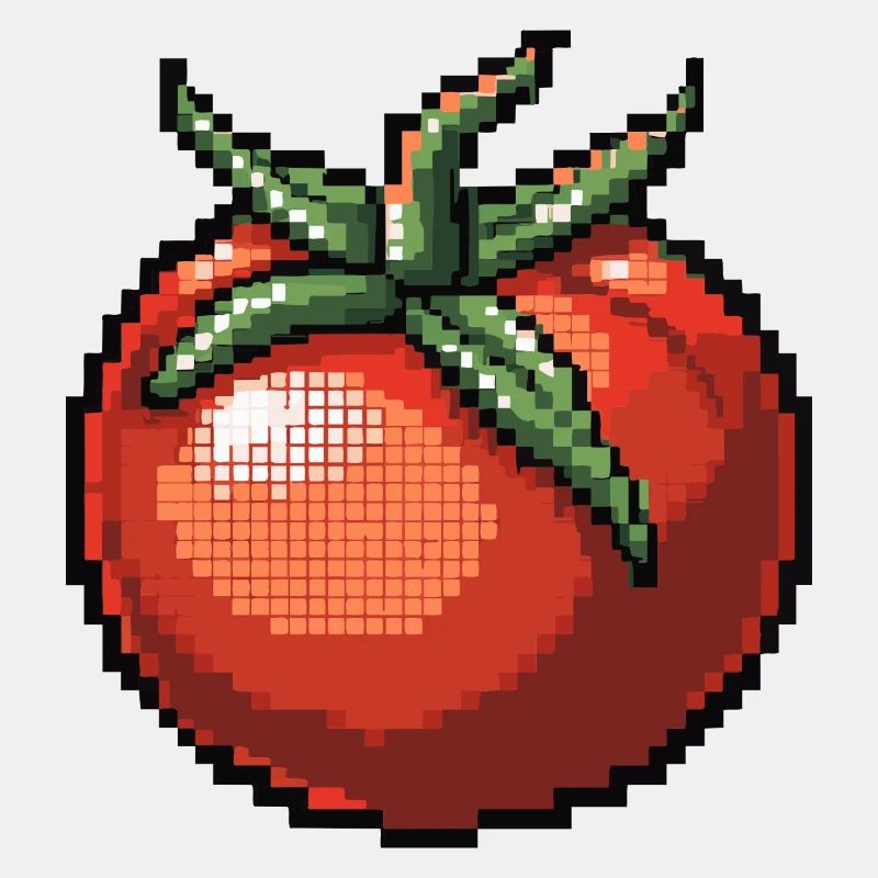 Icône pixel tomate