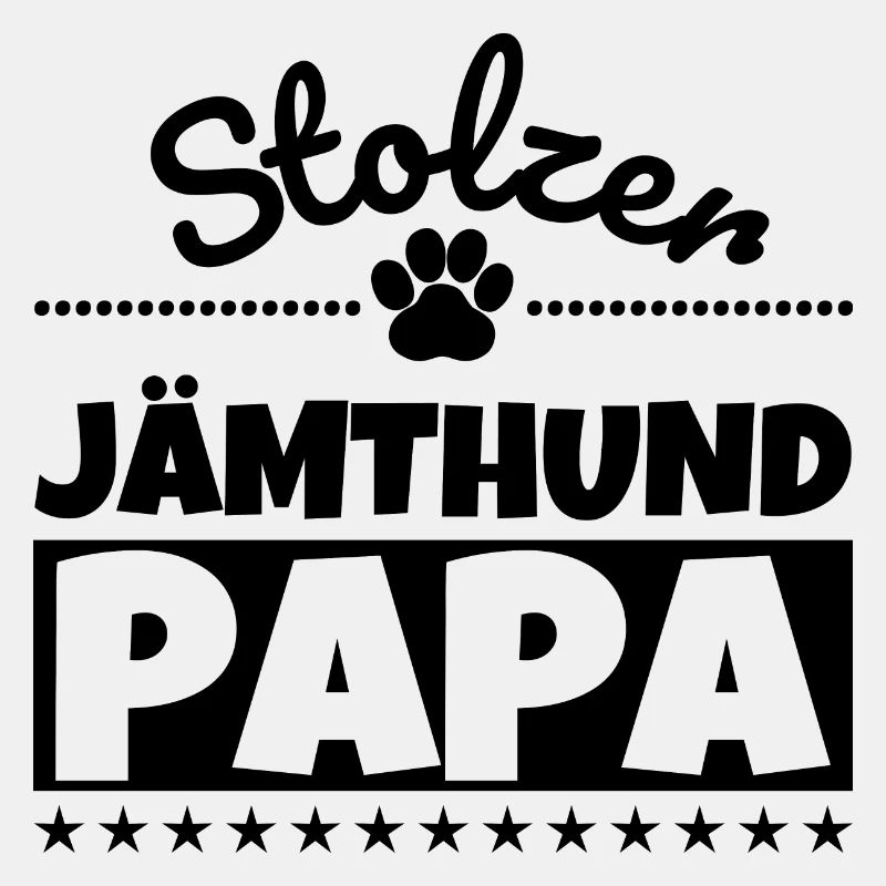 Jämthund lustig Herrchen Hund