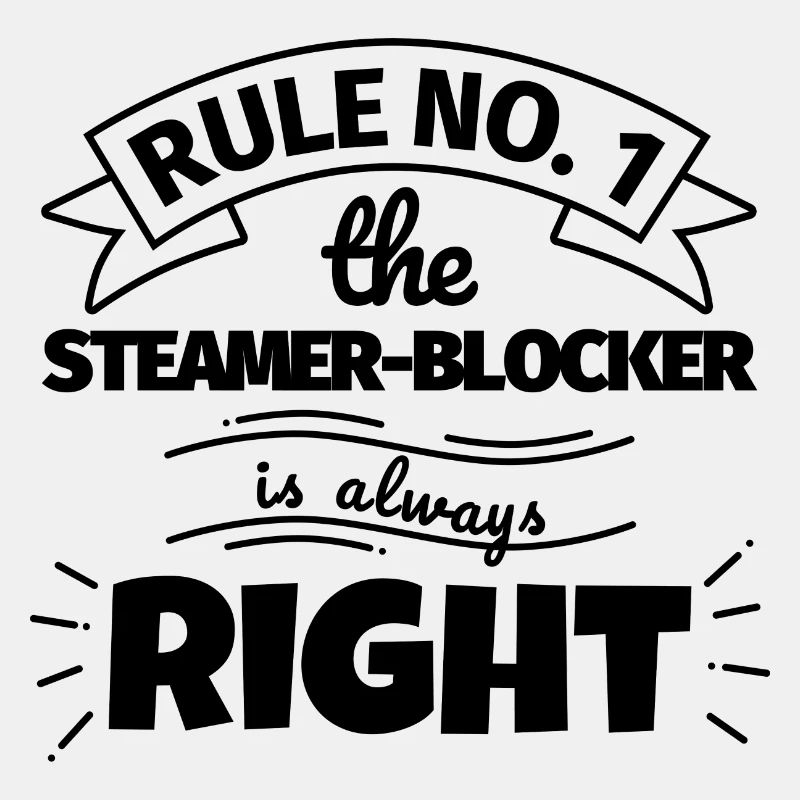 STEAMER-BLOCKER lustiges Geschenk
