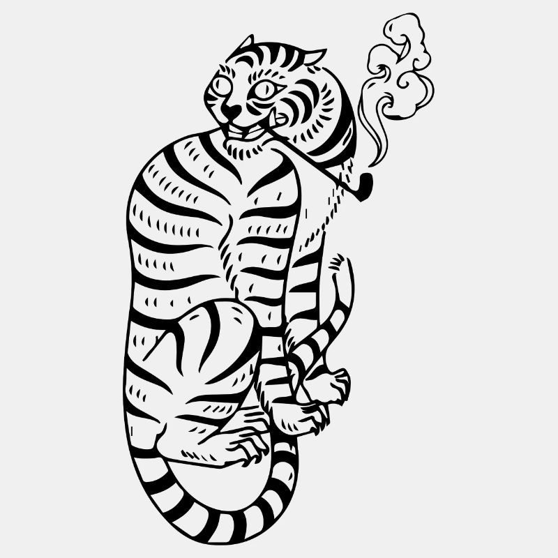 chinesischer Tiger Illustration