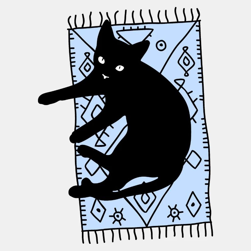 Katze auf dem Teppich