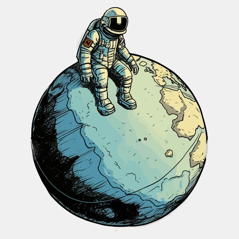 Melancholischer Astronaut