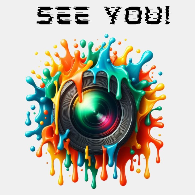 Objectifs de caméra à effet éclaboussure, à bientôt !