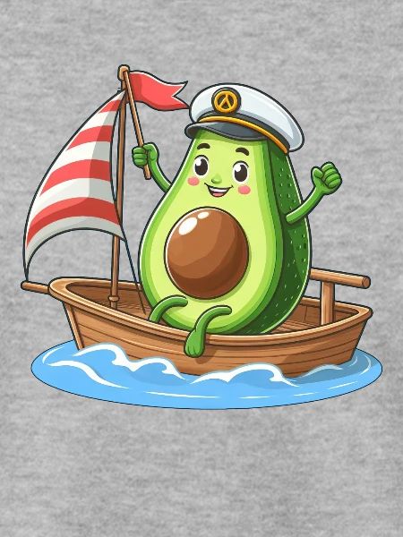 Coole Segeljolle Avocado Sommermotiv