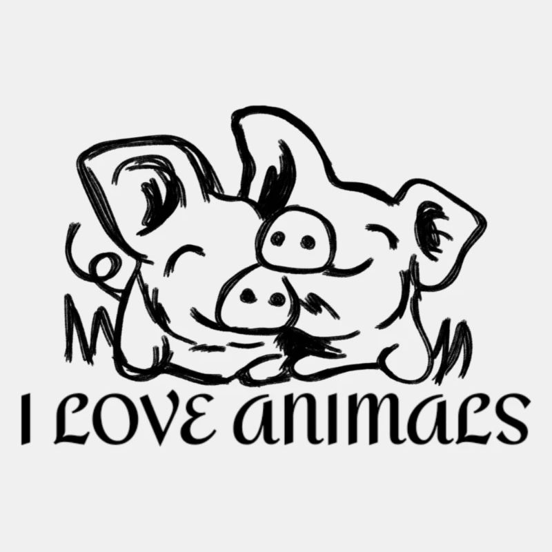 I Love animals-Kuschelschweinchen